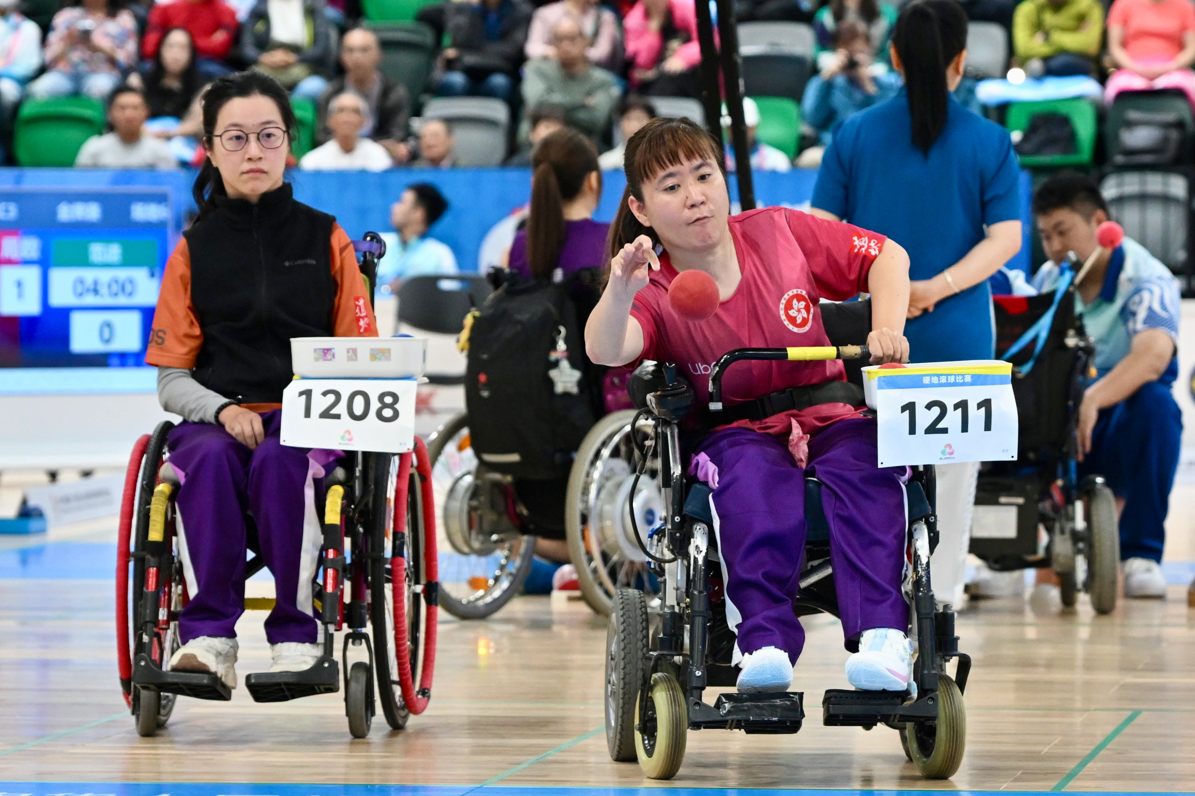 Individual finals of boccia competition of 12th National Games for Persons with Disabilities and 9th National Special Olympic Games