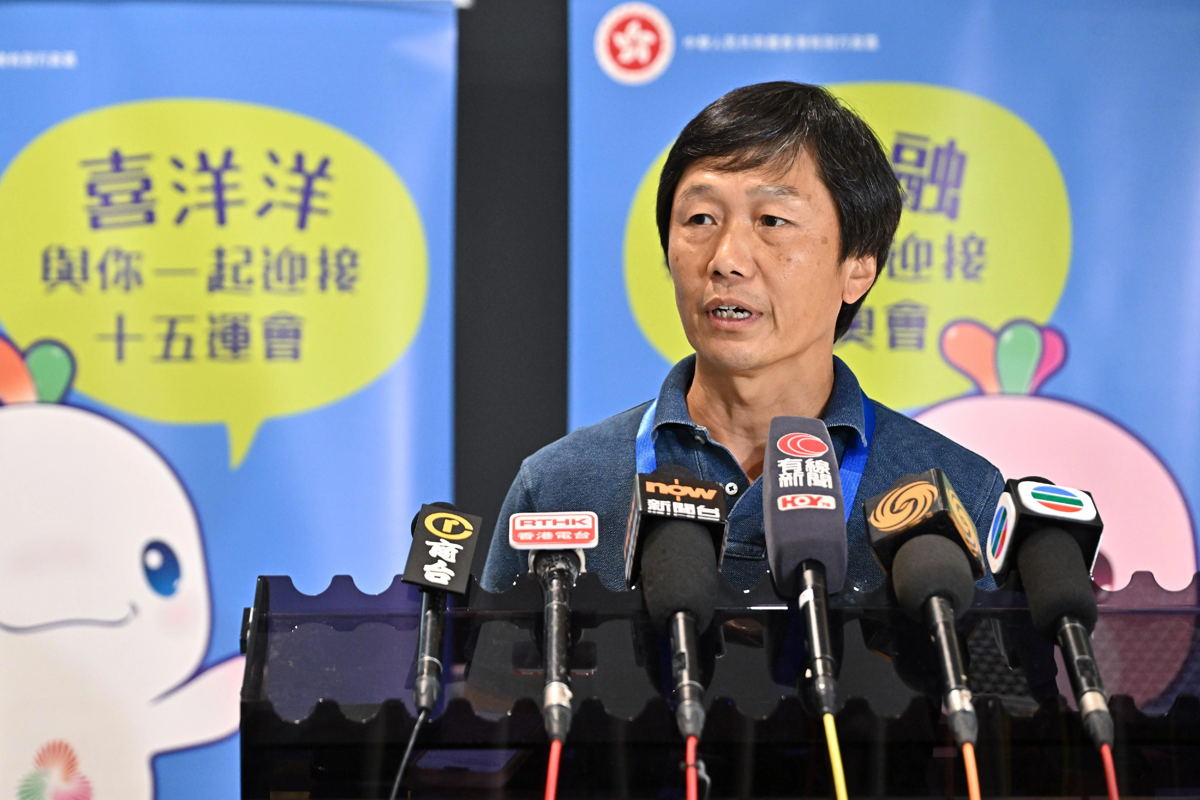 第十五届全国运动会击剑项目测试赛五月三十一日和六月一日在启德体育园的启德体艺馆举行。