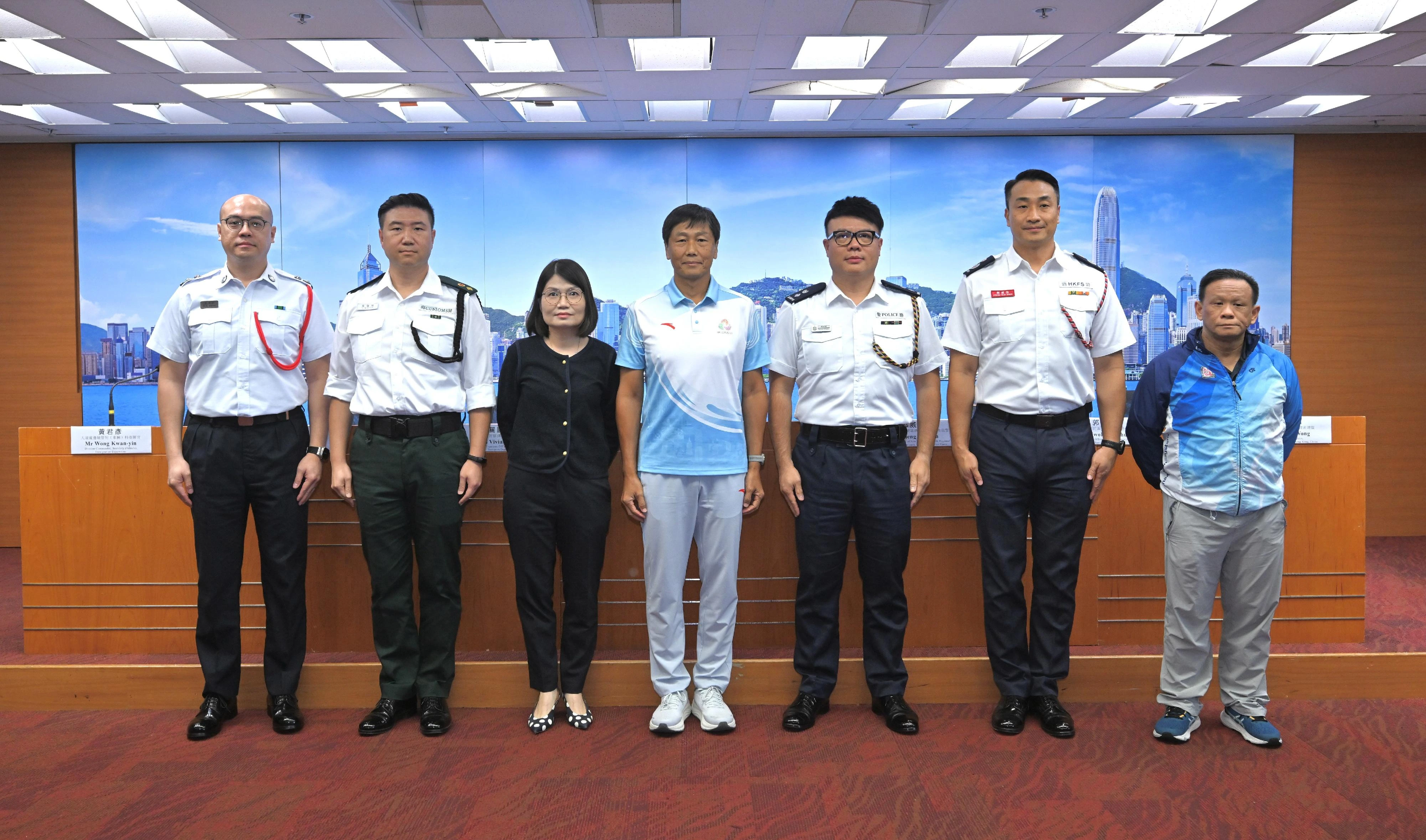 15th National Games road cycling (men's individual) event press conference in Hong Kong