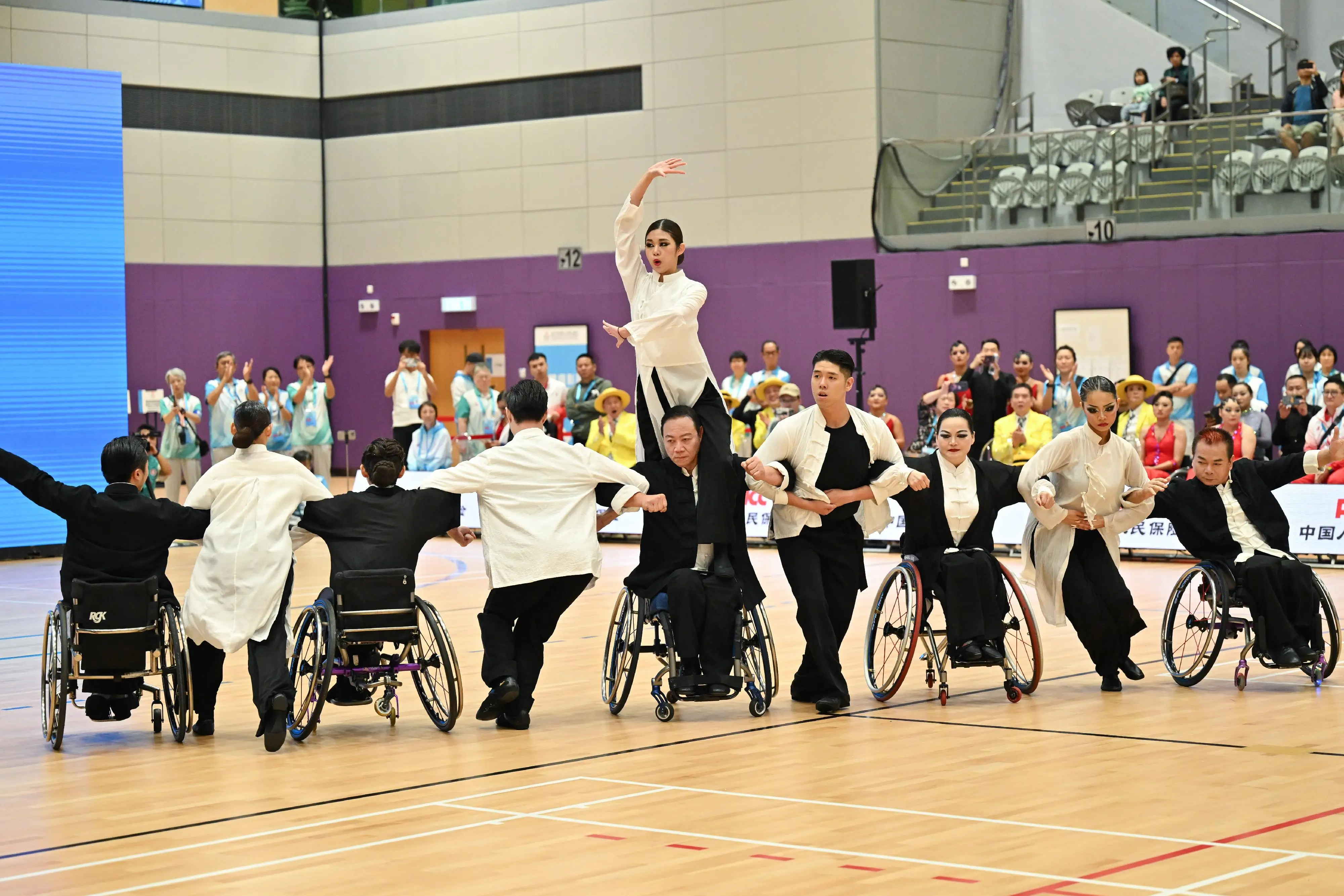 Para dance sport competition (mass participation event) of 12th NGD and 9th NSOG concludes