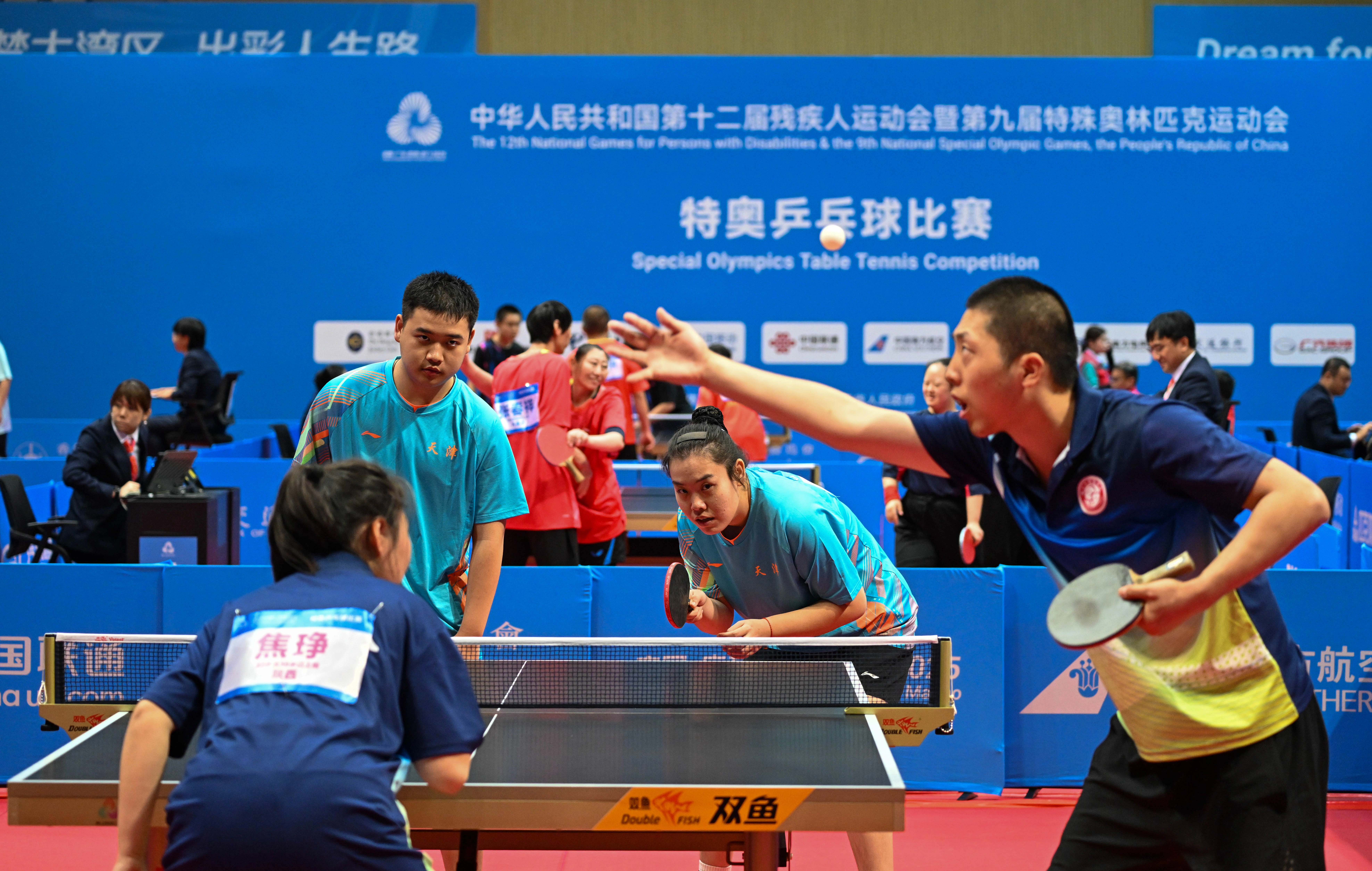 Second day of National Special Olympic Games table tennis competition of 12th National Games for Persons with Disabilities and 9th National Special Olympic Games (3)