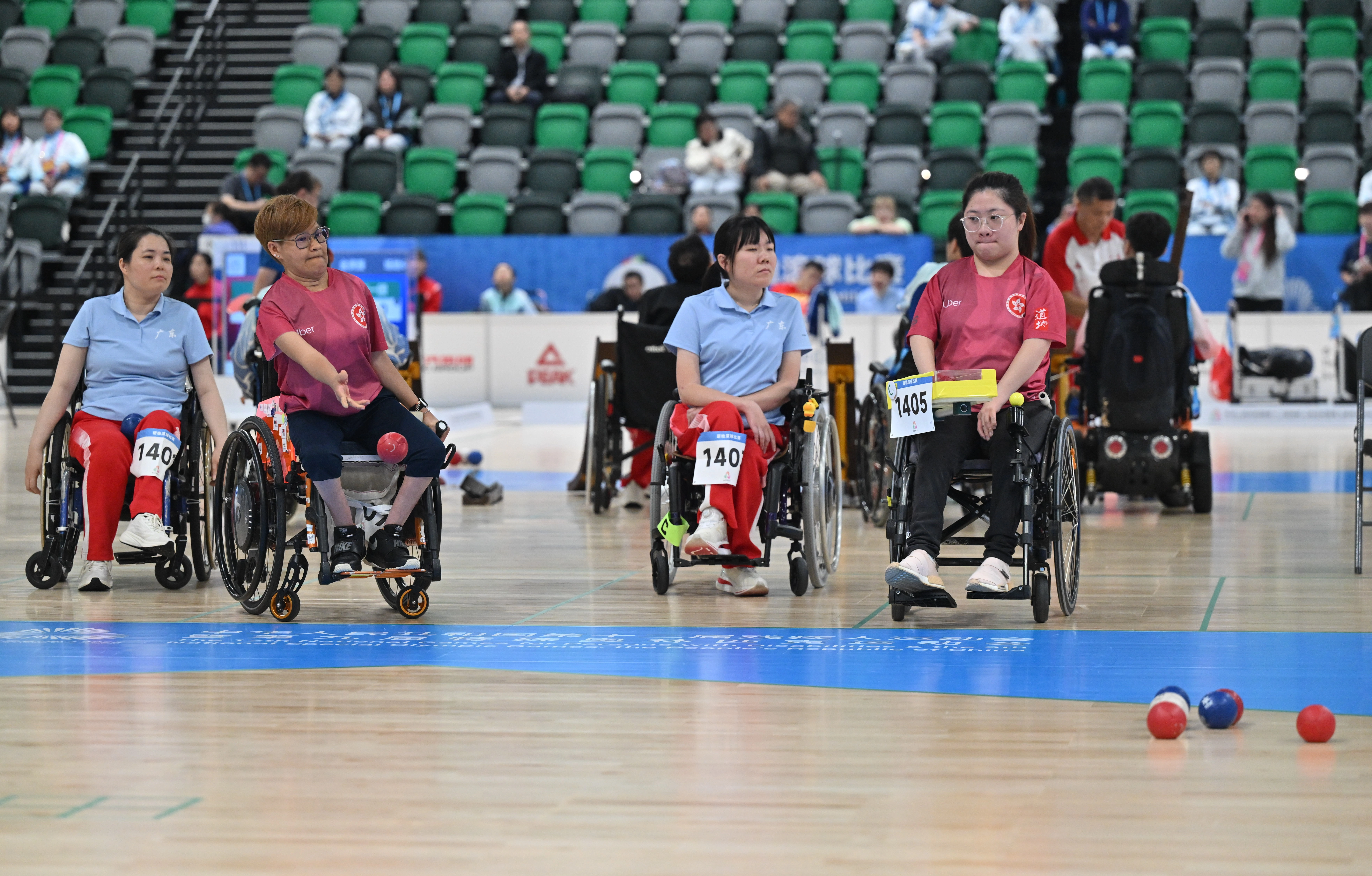 Double and group finals of boccia competition of 12th National Games for Persons with Disabilities and 9th National Special Olympic Games