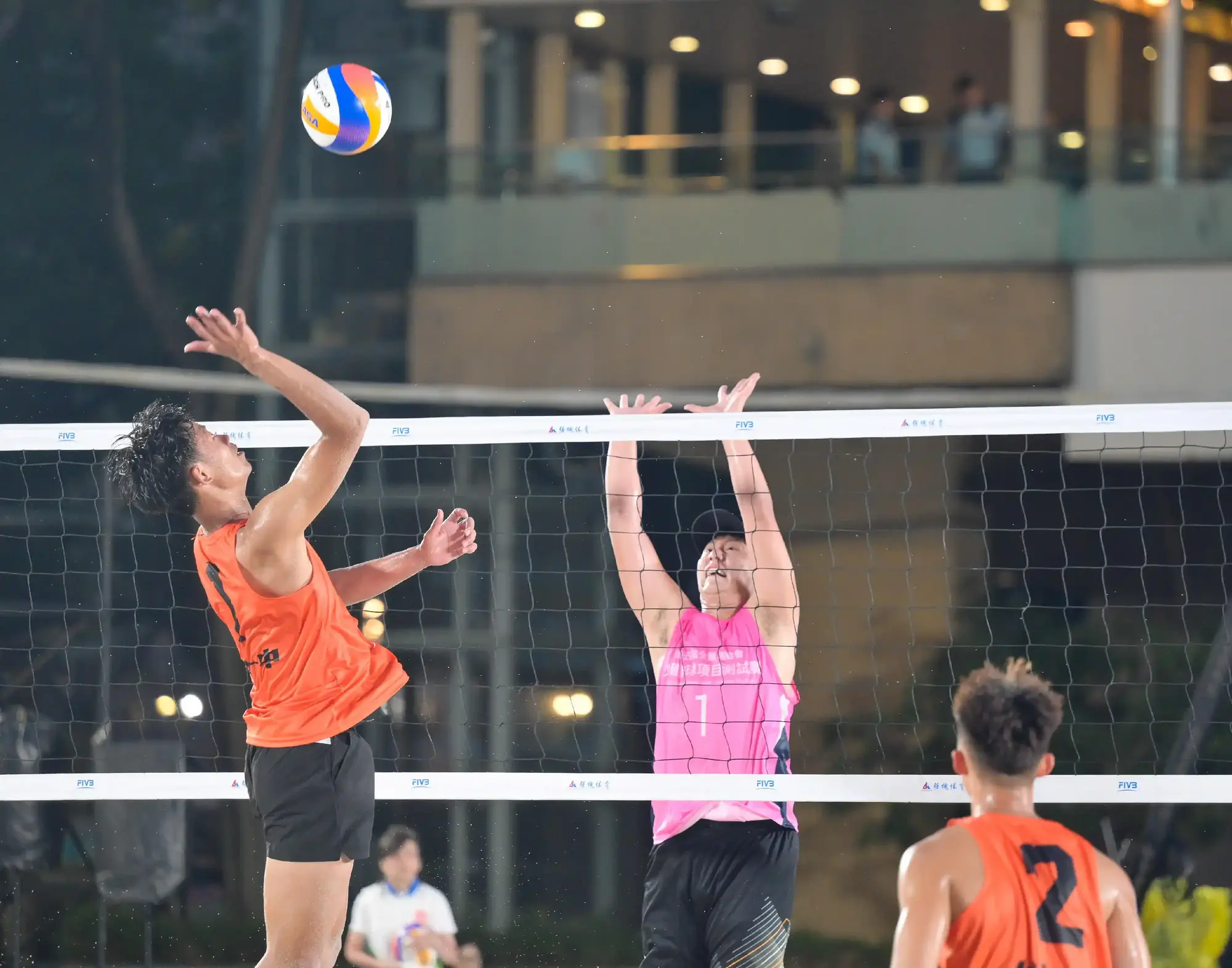 The 15th National Games Beach Volleyball test event was held at Victoria Park in Causeway Bay between April 18 and 20, 2025.
