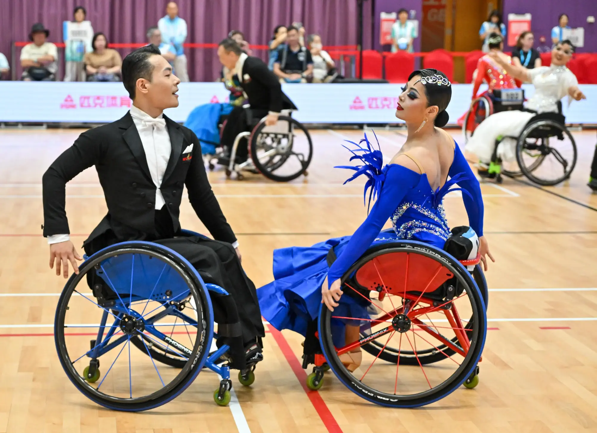 残特奥会大众项目轮椅舞蹈比赛顺利完成