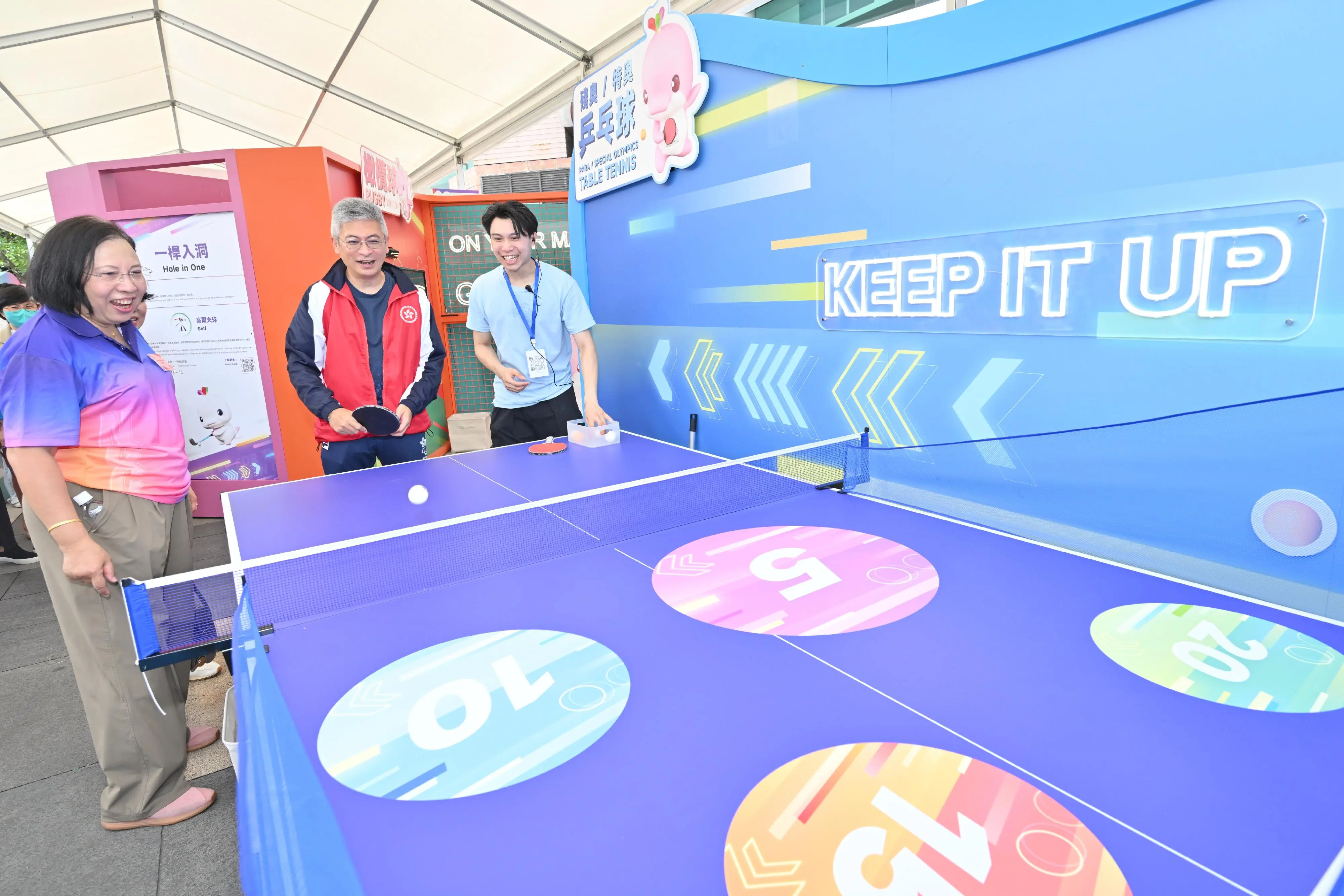 Under Secretary for Culture, Sports and Tourism attended the "2025 National Games Fiesta: Creating Victory Together" Launch Ceremony of the 15th National Games, the 12th National Games for Persons with Disabilities and the 9th National Special Olympic Games in the Hong Kong competition region