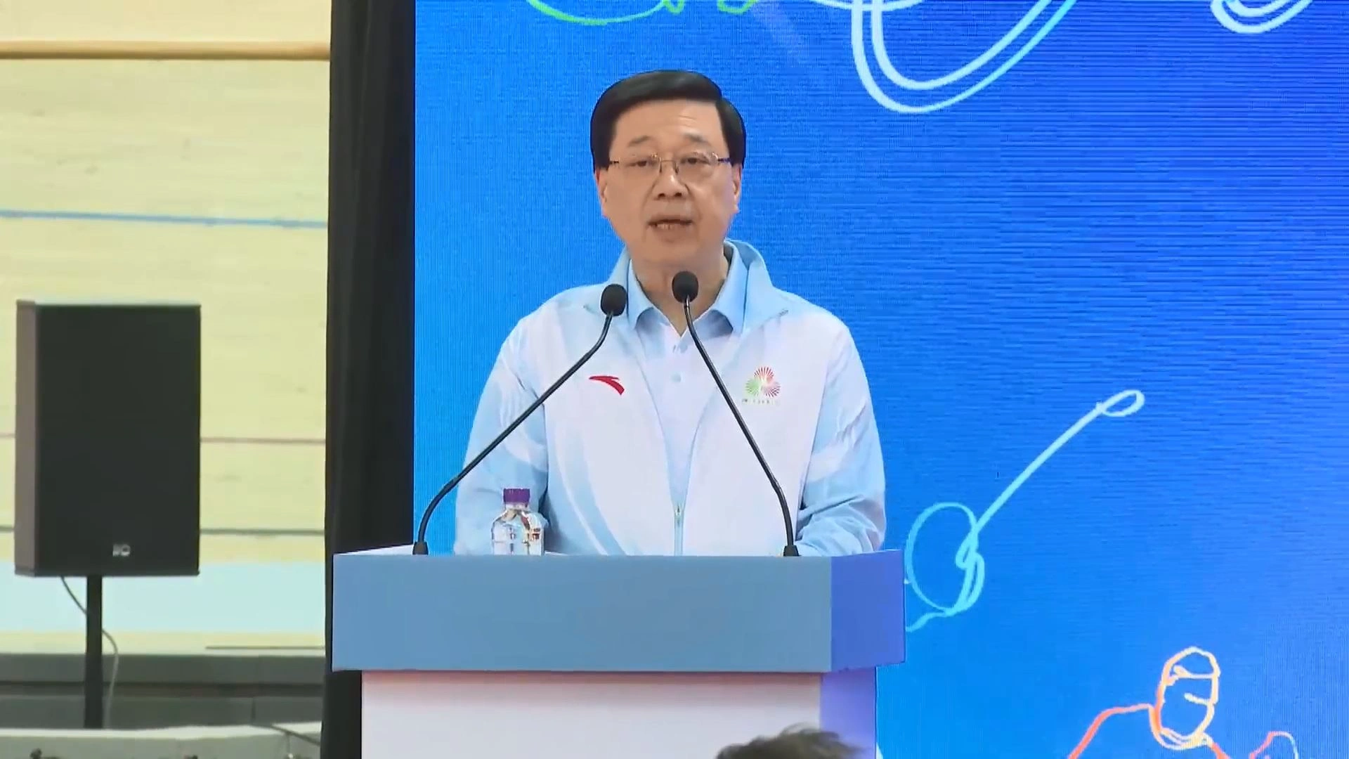 CE attends 100-day countdown event for 15th NG, 12th NGD and 9th NSOG (Hong Kong)