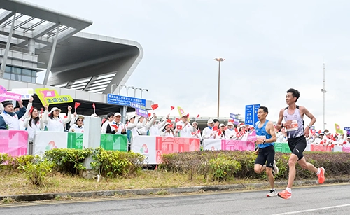 2028 Shenzhen-Hong Kong marathon and the 15th National Games athletics (marathon) test event Photo
