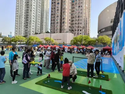 十五運會和殘特奧會巡迴嘉年華在安興遊樂場七人足球場舉行。