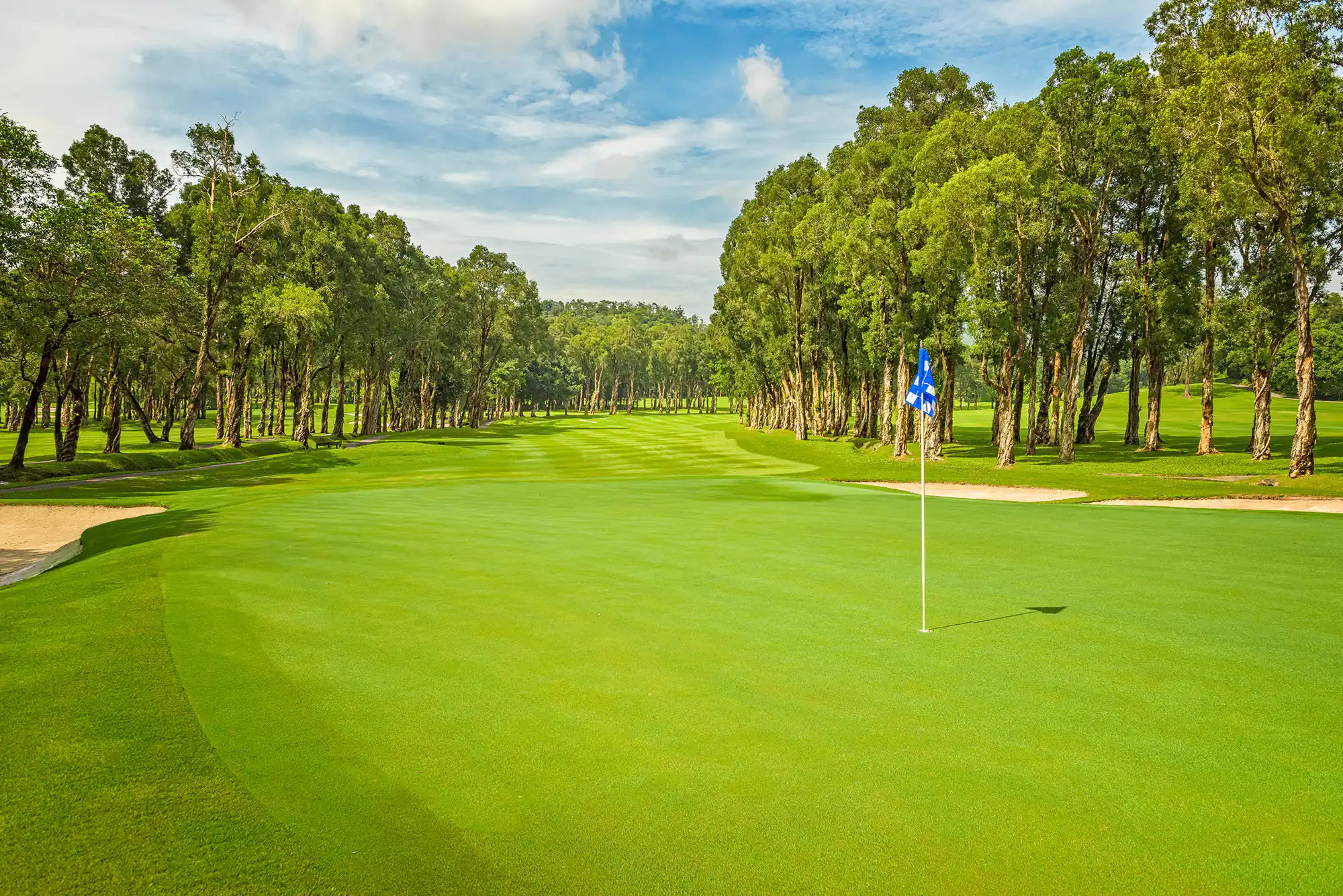 Wide shot of Fanling Goldf Course