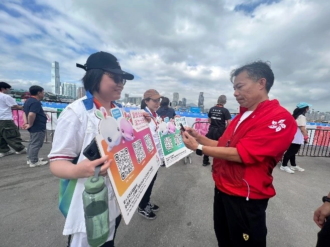 15 暫准義工領袖及協作機構義工於測試賽進行實場培訓照片