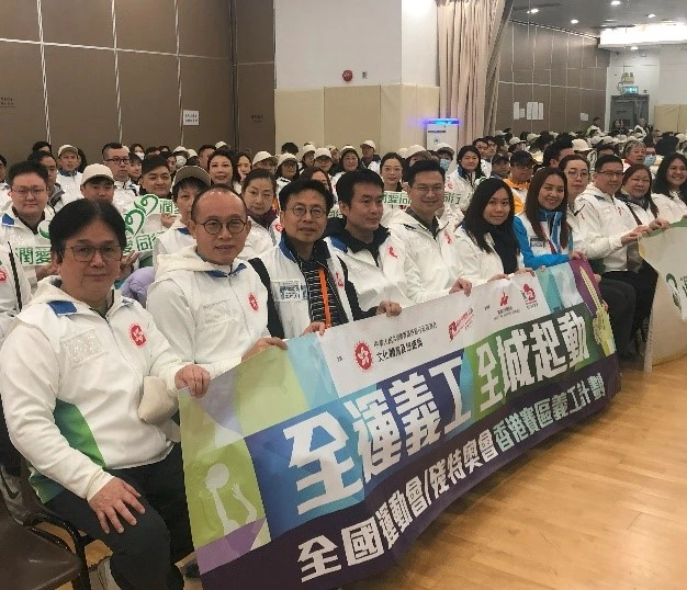 9 暫准義工領袖及協作機構義工於測試賽進行實場培訓照片